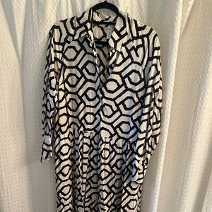 H&M patterned maxi dress